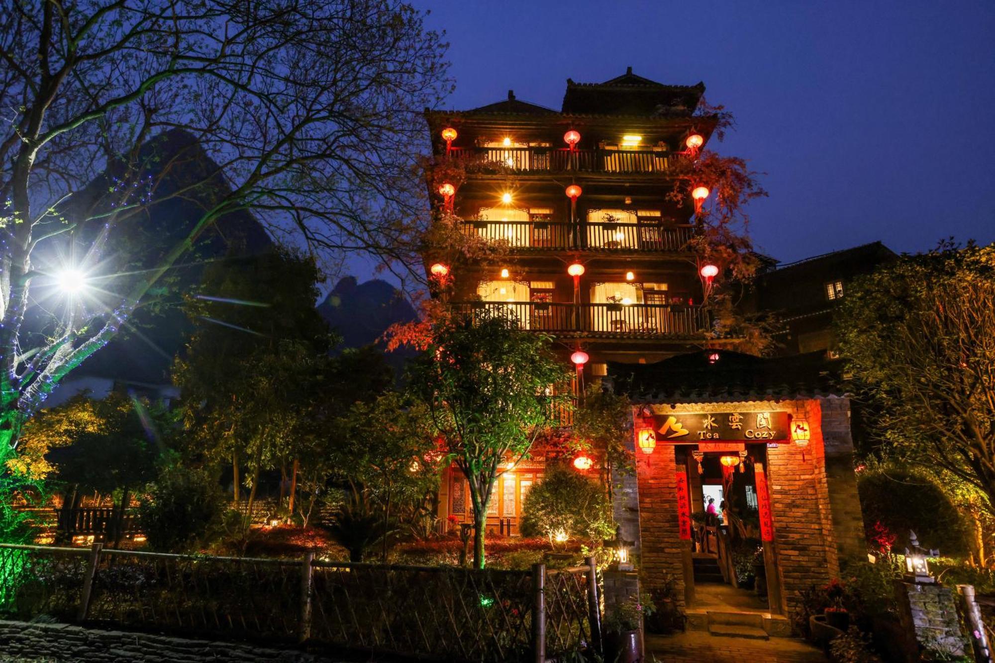 Yangshuo Tea Cozy--One Way Free Pick Up From Airport Or Ts 4 Nights Casa de hóspedes Exterior foto