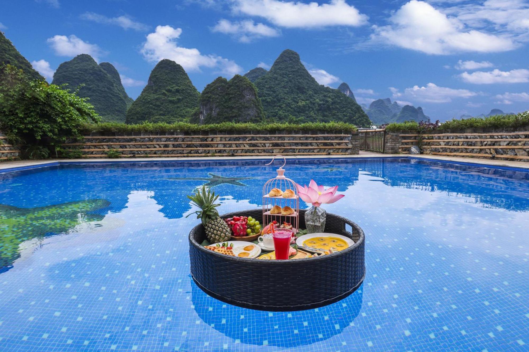 Yangshuo Tea Cozy--One Way Free Pick Up From Airport Or Ts 4 Nights Casa de hóspedes Exterior foto