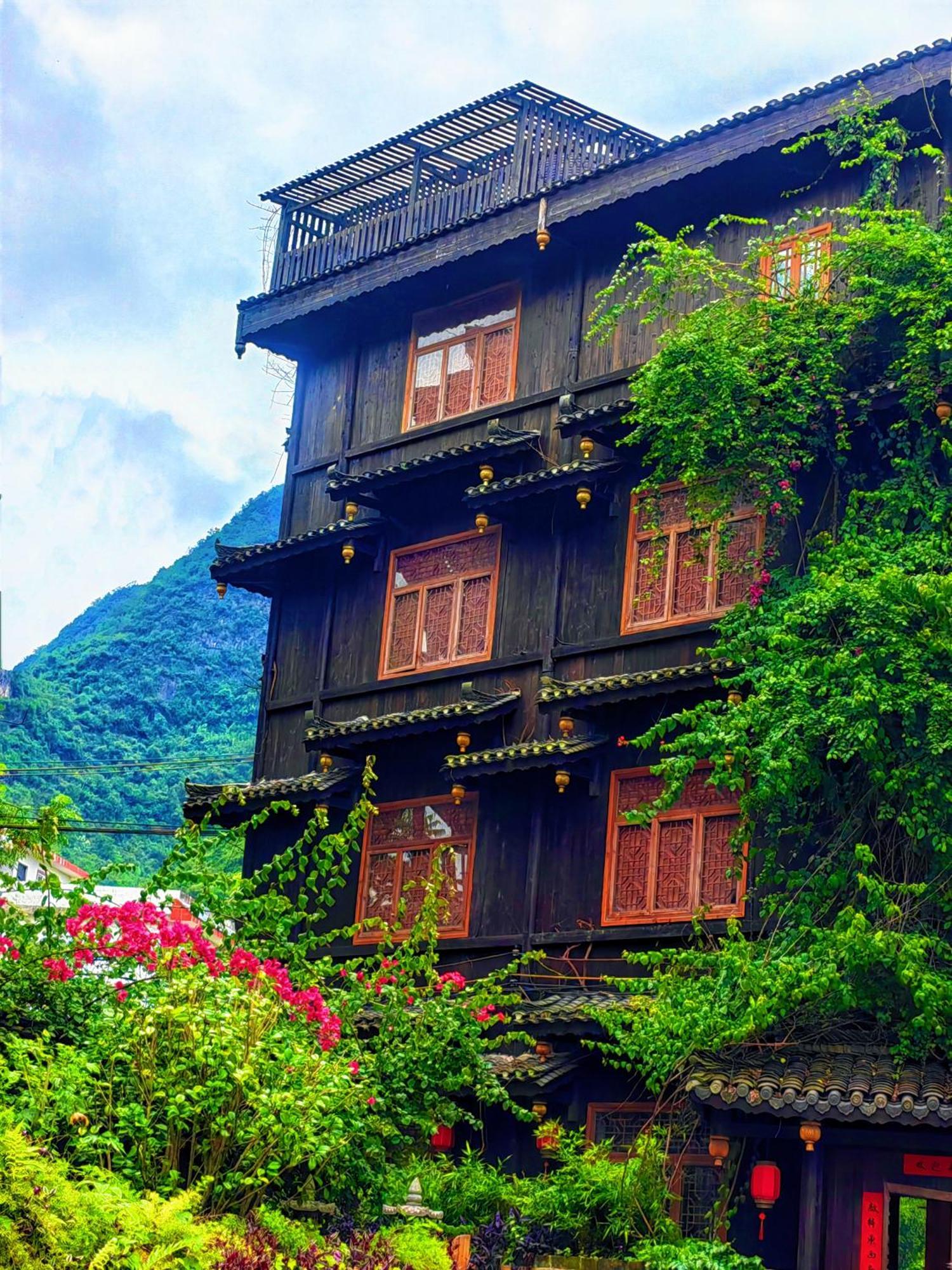 Yangshuo Tea Cozy--One Way Free Pick Up From Airport Or Ts 4 Nights Casa de hóspedes Exterior foto